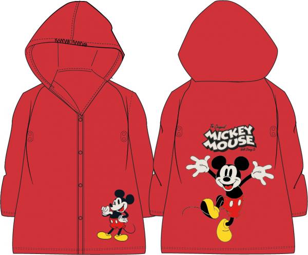 Mickey Mouse - Rain jacket dark red for boys - 98-128 cm