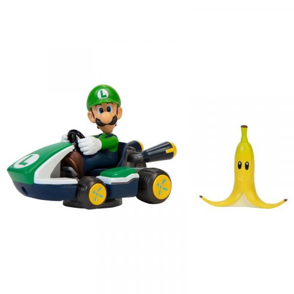 Nintendo Super Mario - Spin Out Mario Kart - 2 assorted - 6 cm