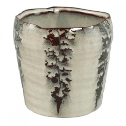 PTMD bloempot Arpit L grijsgroen 14 cm