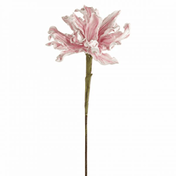 Schaumstoff-Kunstblume Lisa weiß/rosa 85 cm