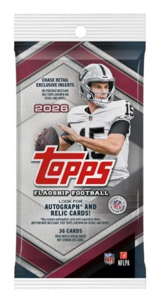 Topps Flagship NFL Football 2026 - Fat Pack