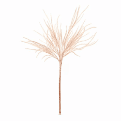 Kunstzweig Grass, lachsrosa, 35 cm
