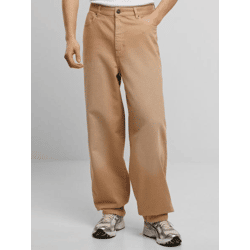 lässige URBAN CLASSICS Herren Jeans 150 g/m² mit Baumwolle Beige