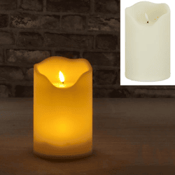 LED Blockkerze, Tinos, OUTDOOR, S, ca. 13x20cmH