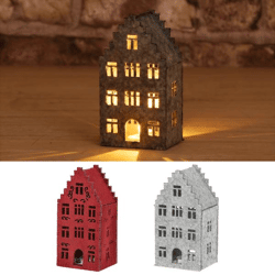 LED Filzhaus, 2/s, 11x6cm,