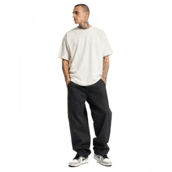 Moderne URBAN CLASSICS Herren Loose Fit Jeans – Klassische Denim-Hose aus Baumwolle in Schwarz