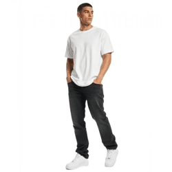 Moderne URBAN CLASSICS Herren Stretch-Jeans Bequeme Klassische Denim-Hose für Alltag & Freizeit in Schwarz
