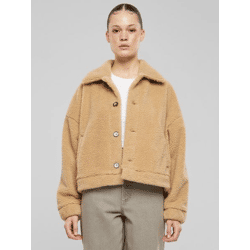 schlichte Urban Classics Damen Jacke 400 g/m² Beige