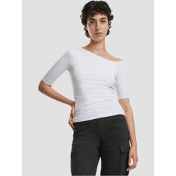 Sporty Urban Classics Women's T-Shirt, 180 g/m², cotton blend, white