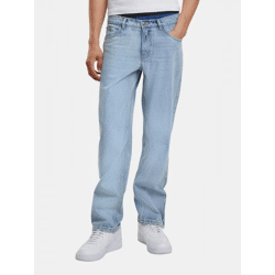 stylische URBAN CLASSICS Herren Jeans Straight Fit mit Baumwolle Blau
