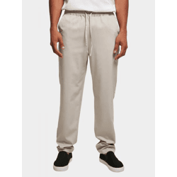stylische Urban Classics Herren Jeans Stretch Kordelzug Taschen Grau