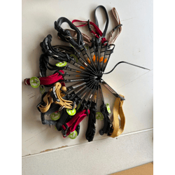 128 WOLTERS dog collars – wholesale lot – various sizes and colors, 2.73 euros each