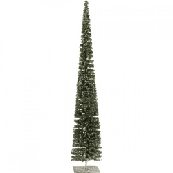 J-line Christmas Tree with Snow, Green, 79 cm