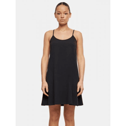 Lightweight Urban Classics Women's Stretch Dress, 180 g/m², with Cotton, Black