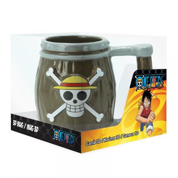 ONE PIECE - 3D Tasse "Barrel"
