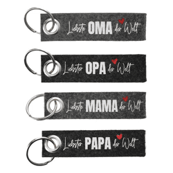 Lanyard, felt with print, 4/s approx. 10cm