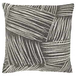 Unique Living Perla Cushion, Dark Gray, 45 x 45 cm