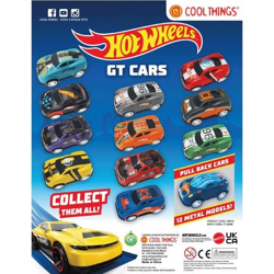Hot Wheels GT Cars in Mystery Capsules - approx. 65 mm