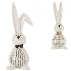J-Line-Figur „Hase Robert L“, 36 cm, 2 Stück, sortiert