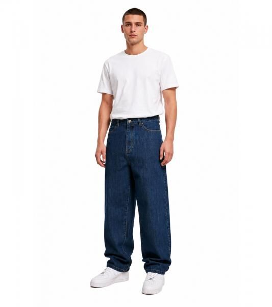 moderne URBAN CLASSICS Herren Jeans im 5-Pocket-Style Baumwoll-Hose Blau