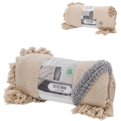 Beige Boho Throw, 130 x 160 cm, 2 assorted