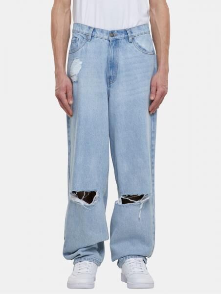 stylische Urban Classics Herren Jeans mit Baumwolle Blau