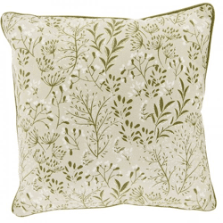 Unique Living Roan Leaves Green Pillow, 45 x 45 cm