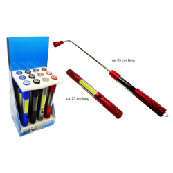 3 LED Teleskob Taschenlampe ausziehbar mit Schwenkkopf