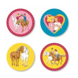 BIBI AND TINA - cupcake toppers 12 pcs.