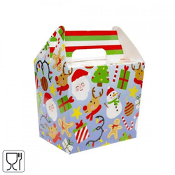 Leckerli-Box Weihnachten Karton 14 cm