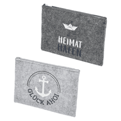 AHOI 2/s Felt Bag