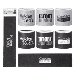 Toilet paper banderole felt 6/s 