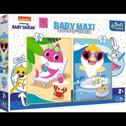 Baby Shark - Primo Baby MAXI Puzzle + Malvorlage 2x10 Teile