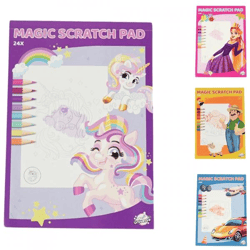 Craft Universe Rubbel-Malbuch A5 4 sortiert