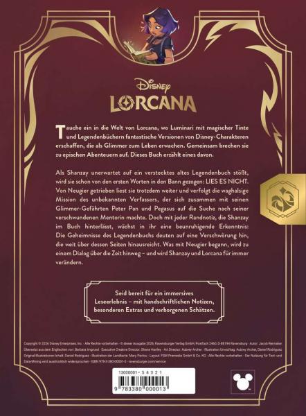 Disney Lorcana - Quest of Wonders - Legendenbuch eines Luminari - Buch