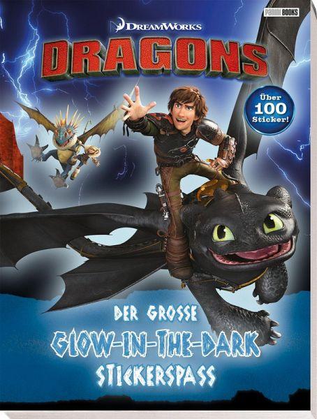 DreamWorks Dragons - Der gro&szlig;e Glow-in-the-Dark-Stickerspa&szlig;