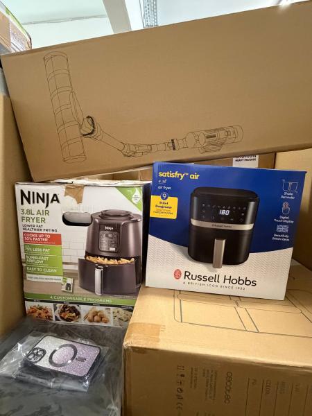K&Uuml;CHEN- & REINIGUNGSGER&Auml;TE &ndash; AMAZON-RETOUREN &ndash; 75% UNTER RETAIL &ndash; 19 ST- 55,81 &euro;/ST- 6,59 &euro;/KG