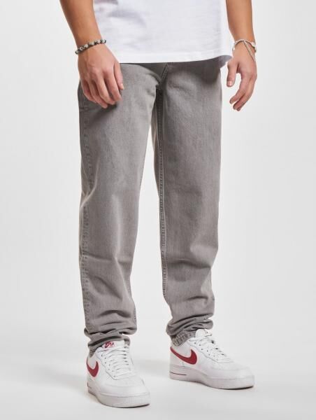 moderne DEF Herren Jeans Taschen Denim mit Baumwolle Grau
