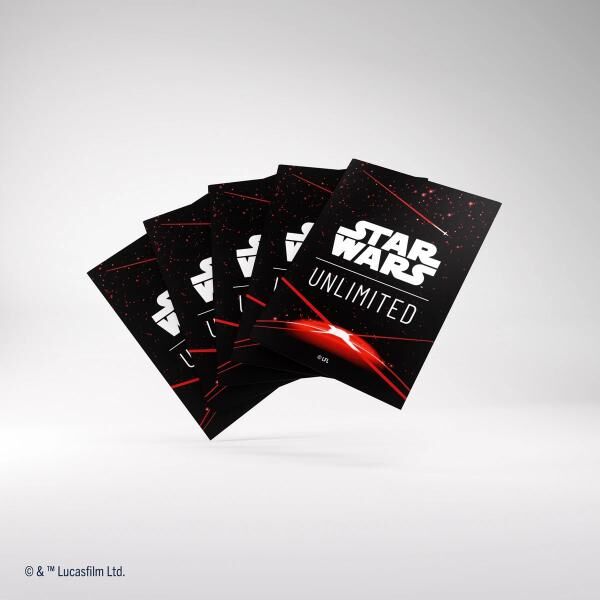 Star Wars: Unlimited Premium Art Sleeves Card Back Red