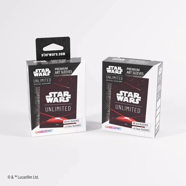Star Wars: Unlimited Premium Art Sleeves Card Back Red