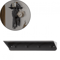 WOOOD coat rack Kenan metal black 60 cm
