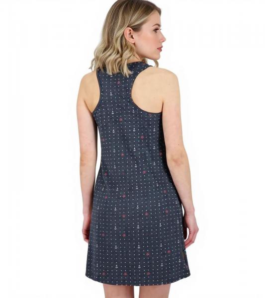 ALIFE AND KICKIN CamyAK B Damen Mini-Kleid gepunktetes Baumwoll-Kleid Sommer-Kleid 42548259 Navy