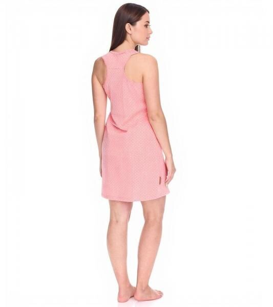 ALIFE AND KICKIN CamyAK B Damen Mini-Kleid gepunktetes Baumwoll-Kleid Sommer-Kleid 70366455 Rosa