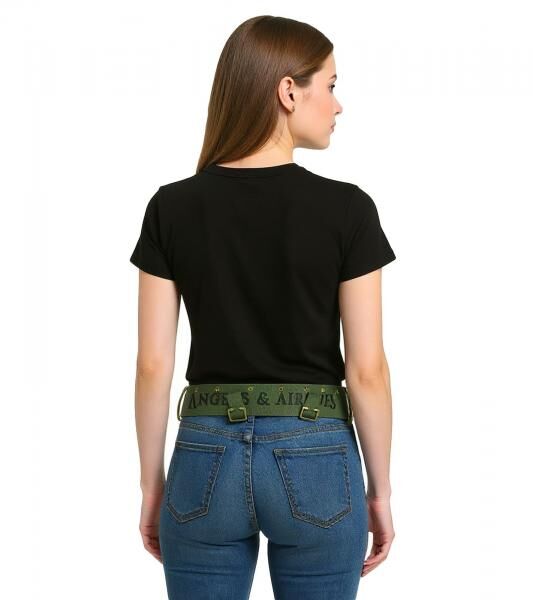 ANGELS & AIRWAVES Stoff-Gürtel der Rock-Band für Damen und Herren Einheitsgröße 109cm im militärischen Stil Freizeit-Gürtel BT107924A