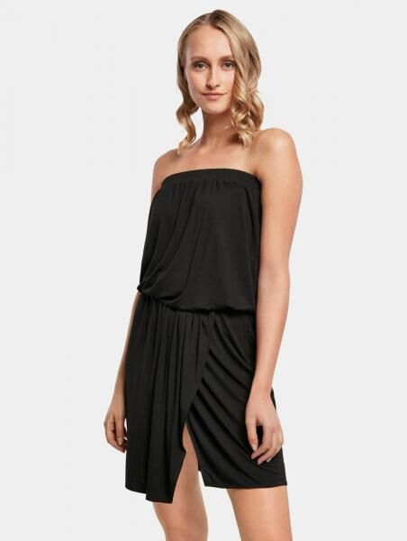 Lightweight Urban Classics Women's Stretch Dress, 170 g/m², Black