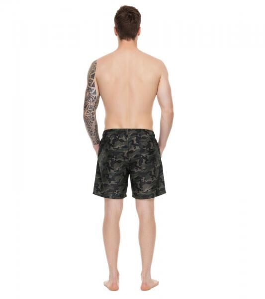 Pierre Cardin Herren Camouflage Schwimm-Hose Badehose Schwimm-Shorts LA203937 Khaki 