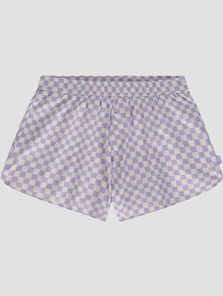 weiche Pockies Damen Socken mit Baumwolle Grau/Violett