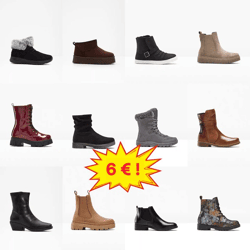 6,00 €/Paar Schuh-Restposten Kategorie A aus Deutschland, Winter- und Herbstmix, Größen 36-42, MOQ 20 Paar