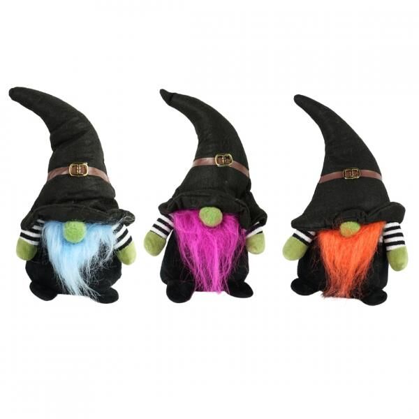 Gnome Halloween 24 cm 3 assorti