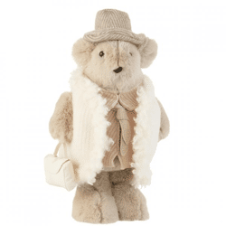J-Line-Figur „Bär“, beige, 43 cm
